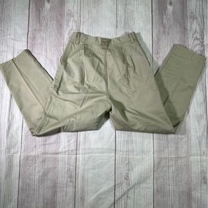 Women’s Vintage Bare Back Wrangler Casual Khaki Western‎ Work Slacks
